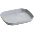 Light Octagonal Bamboo Fiber Tray